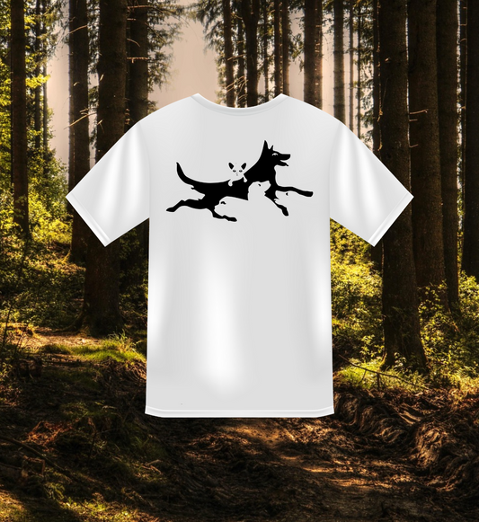 Magie der Hunde-Silhouetten - Unisex T-Shirt